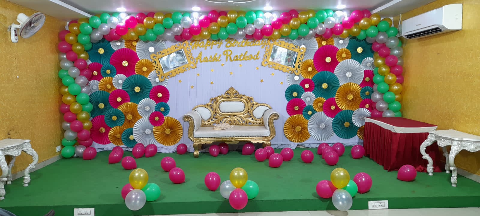 Birthday Hall Decor